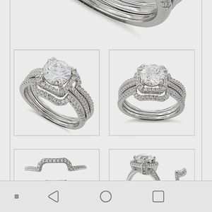 925 sterling silver engagement ring